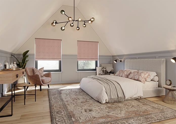 Wexley, Pink Bliss - Twist&Fit Roman Blind - Image 7